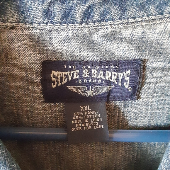 Men's Steve & Berry's Denim Jacket 2XL/XXL - Picture 2 of 7